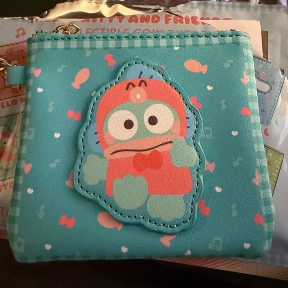 Her Universe Sanrio‎ Hangyodon Coin Purse Teal New Blind Bag Cosplay Zip